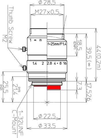 LM25JC1MS興和(KOWA：コーワ)CマウントメガピクセルCCTV交換レンズ