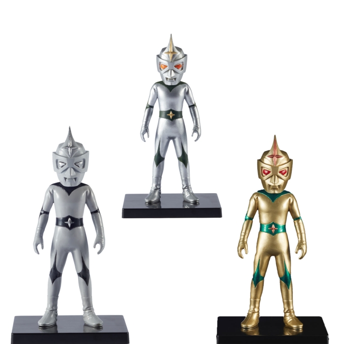 頭が揺れるボビングドール第二弾！ミラーマン3種が登場！ | ユニオン