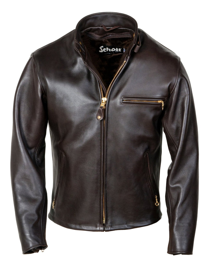 Schott 141 Classic Racer Leather Motorcycle Jacket – Union Garage