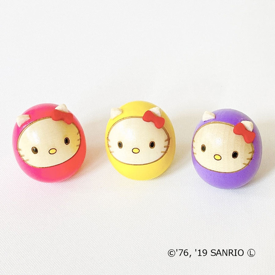 ハローキティ 豆ダルマ ピンク｜卯三郎こけし公式オンラインストア