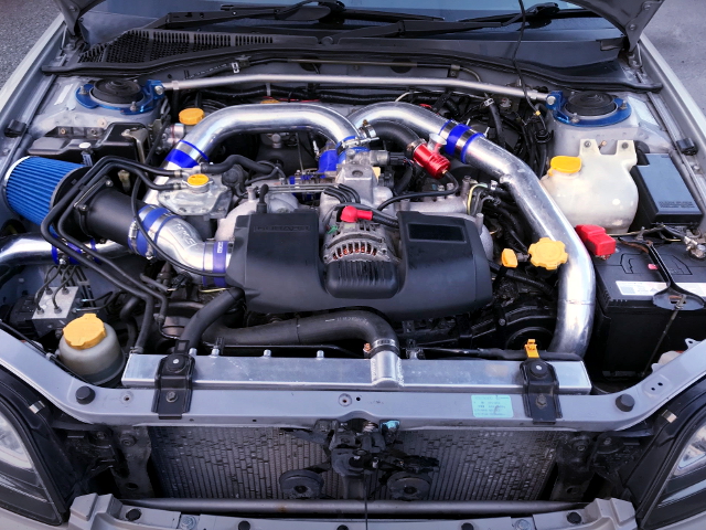 EJ208ヘッド+EJ207ブロック!TD05-16Gシングルターボ!クロスMT!STI用ECU