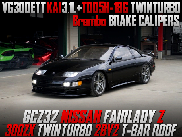 JUNオート製作!VG30改3.1L＆TD05H-18Gツインターボ!前後Brembo!ECU現車