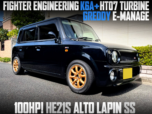 100馬力!クラフトマンタフK6A＆HT07タービン!eマネージ!5速MT!HE21S型