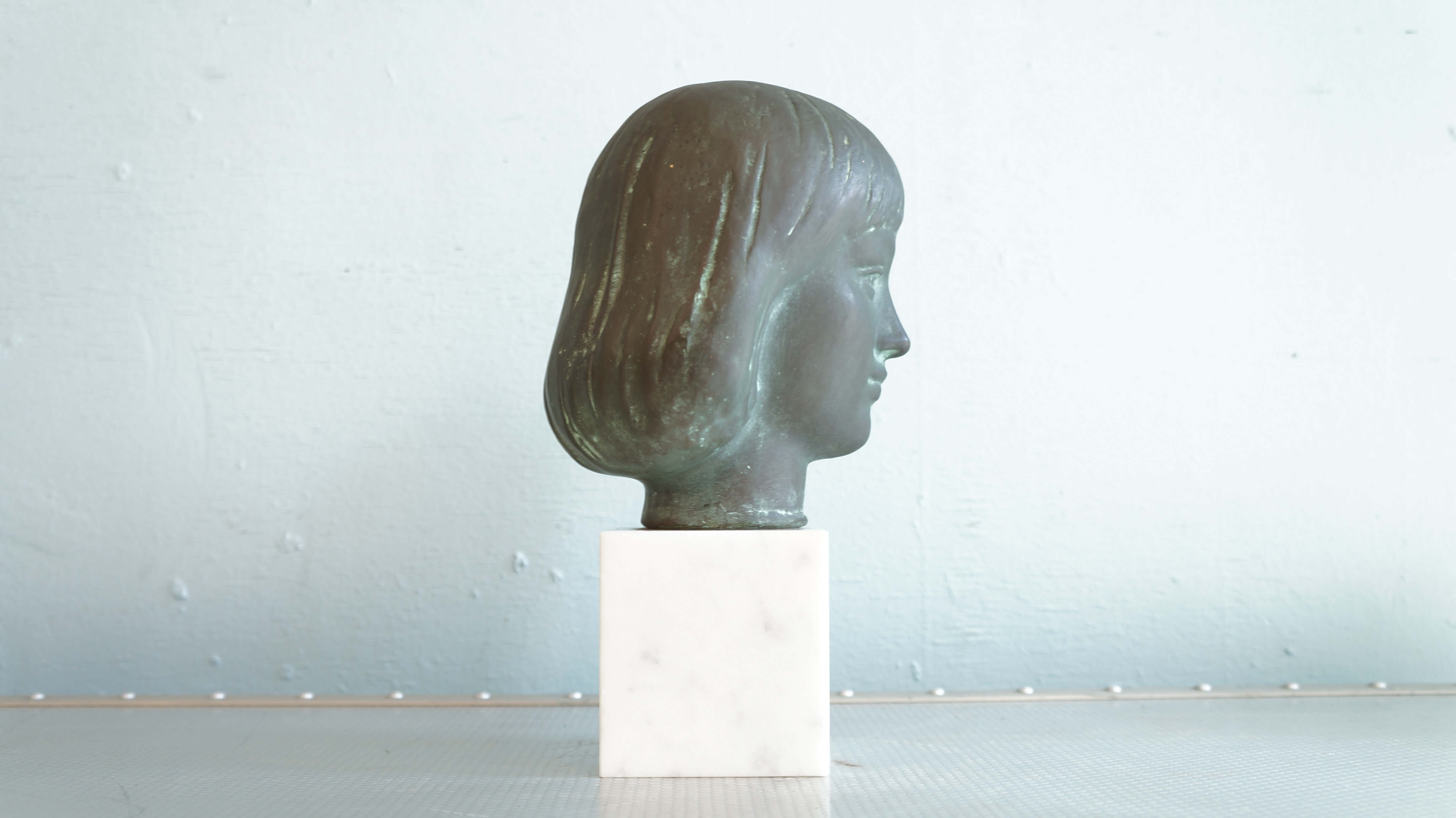 YASUTAKE FUNAKOSHI Bronze image Sculpture / 舟越 保武 ブロンズ像