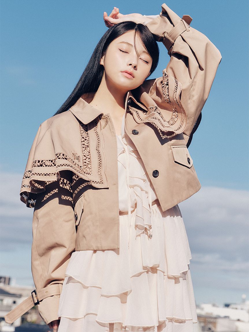 LILY BROWN Lingerie】ライククロスストラップレスブラ/リブ(ブラ