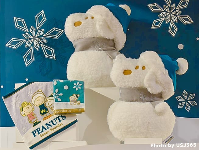 USJクリスマス2025】スヌーピーと雪の結晶デザインの限定グッズが