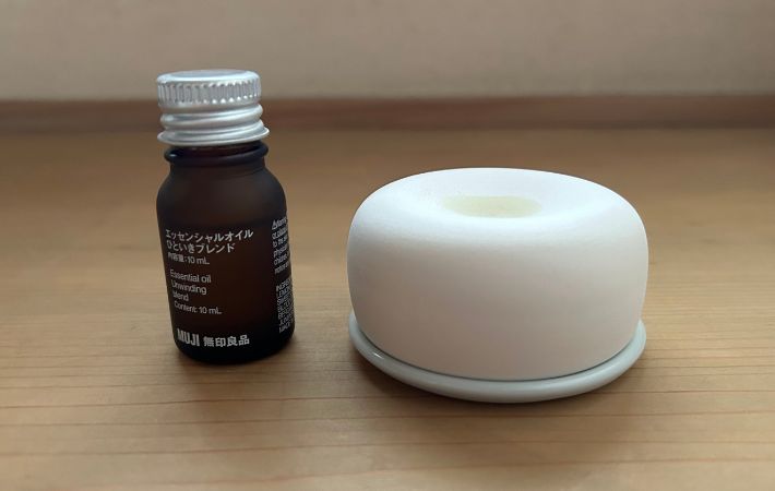 まずは5滴垂らしてみて！」無印のアロマストーンをおうちで使ってみる