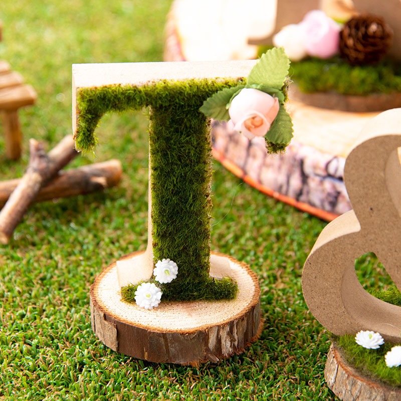 木のアルファベットオブジェ | 結婚式招待状専門店 UPLAN