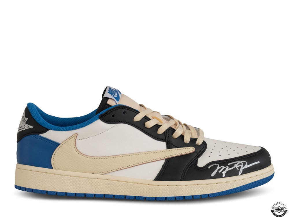 Michael Jordan Autographed Nike Air Jordan 1 Retro Low OG SP