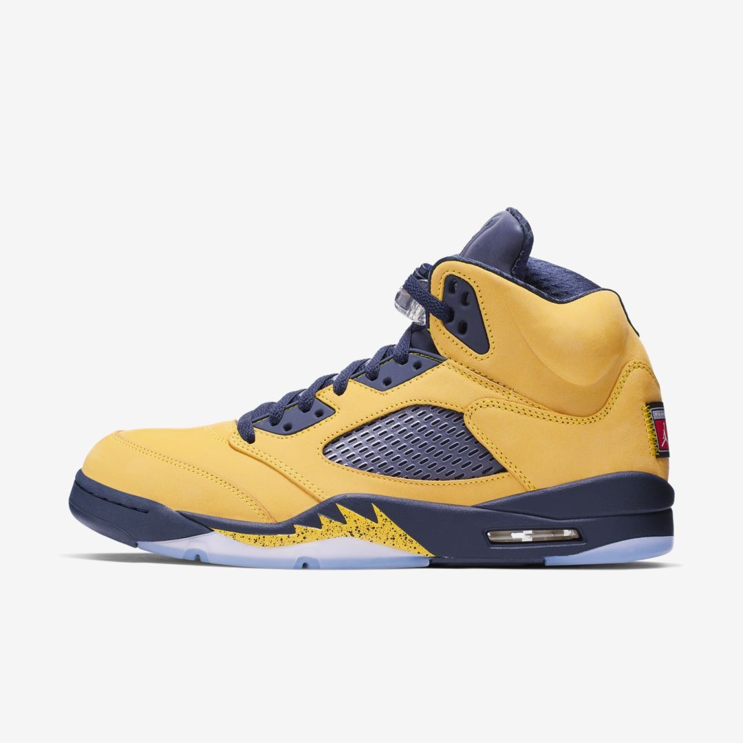 Nike】Air Jordan 5 Retro SP “Michigan”が国内8月10日に発売予定 | UP