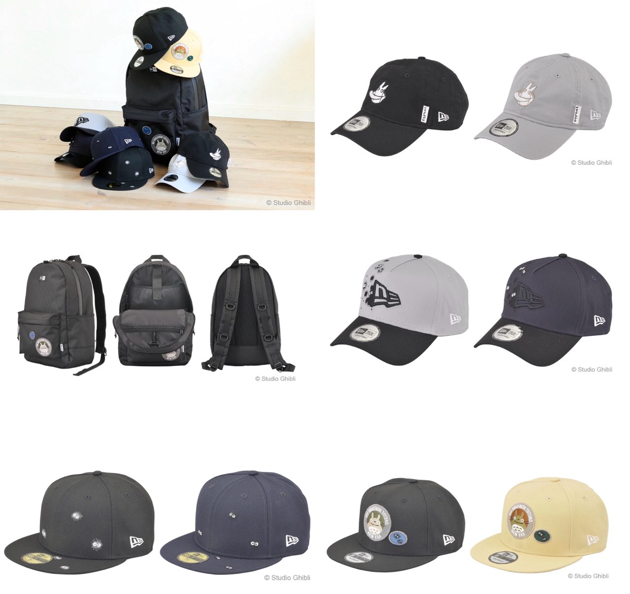 となりのトトロ × New Era®︎ コラボアイテムが国内2月21日より再販