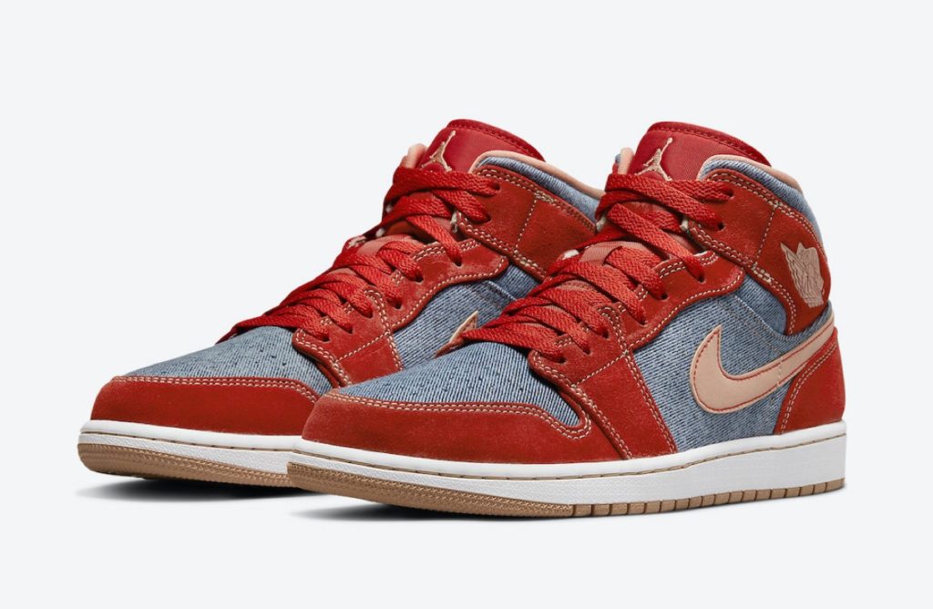 Nike】2008年のLevi'sコラボを彷彿とさせるAir Jordan 1 Mid SE “Denim