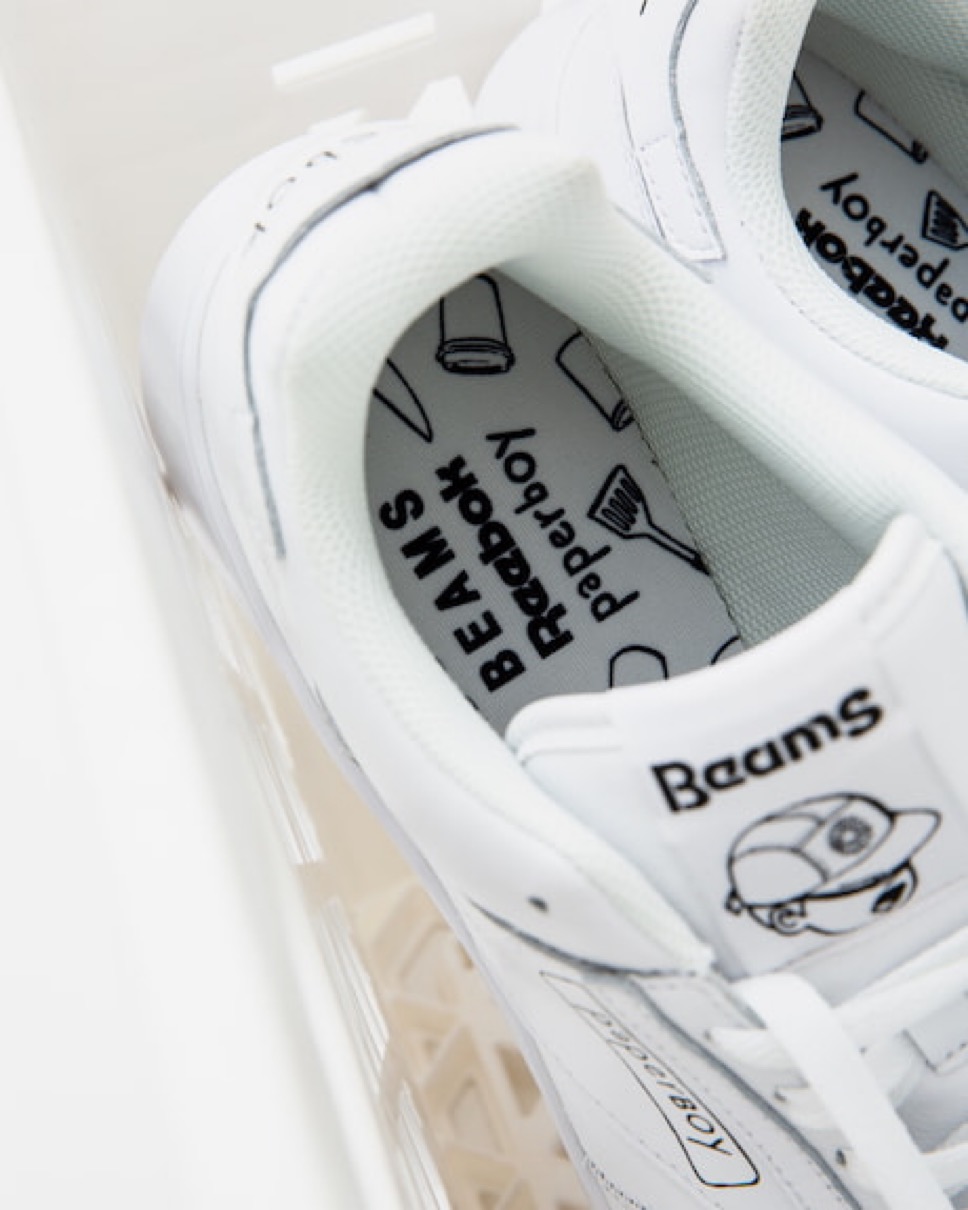 BEAMS × Paperboy × Reebok CLUB C 85 & LEGACY “Milk Boy”が国内10月