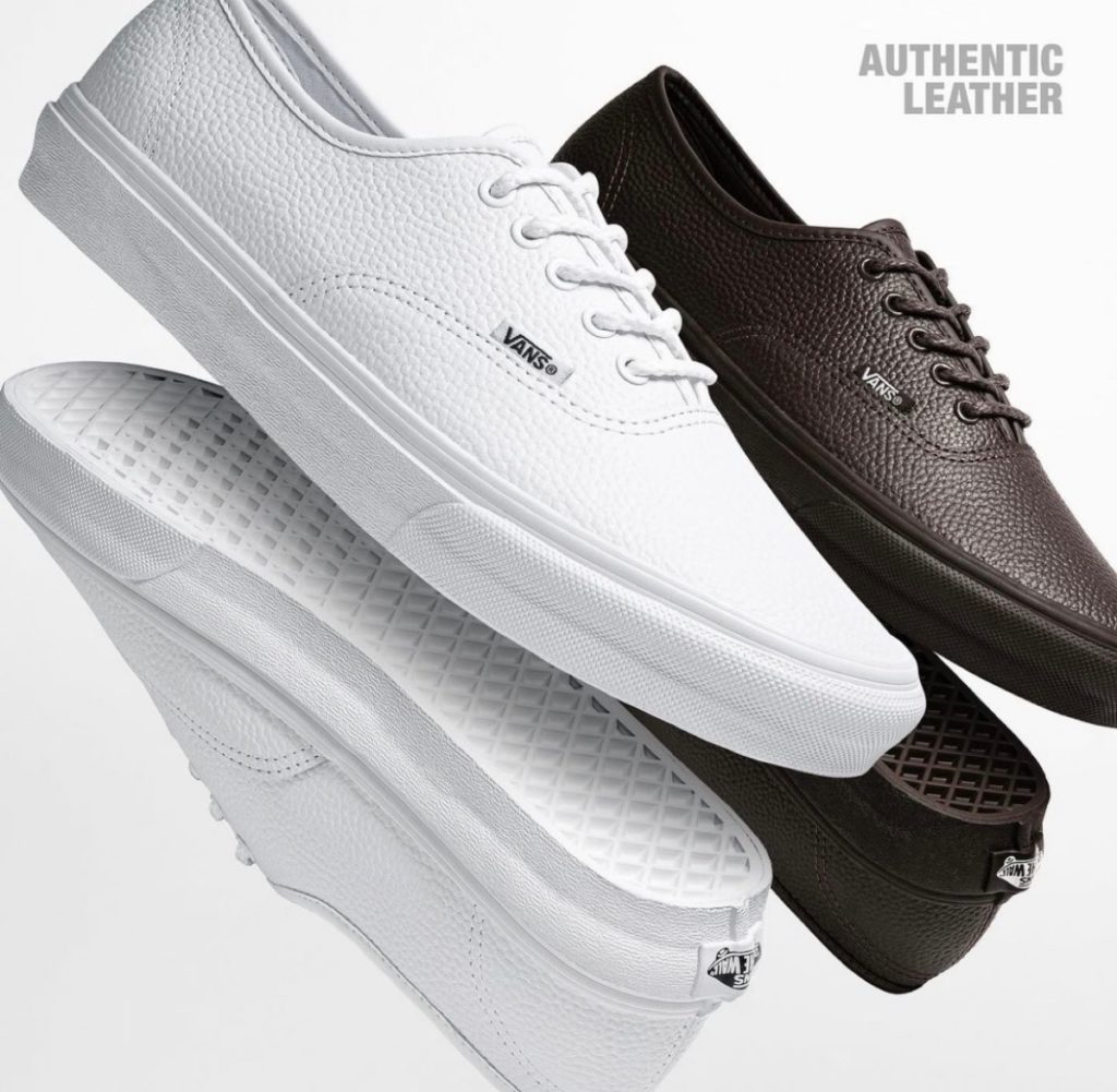 VANS 話題作『AUTHENTIC LEATHER』の新色が国内1月29日より先行予約