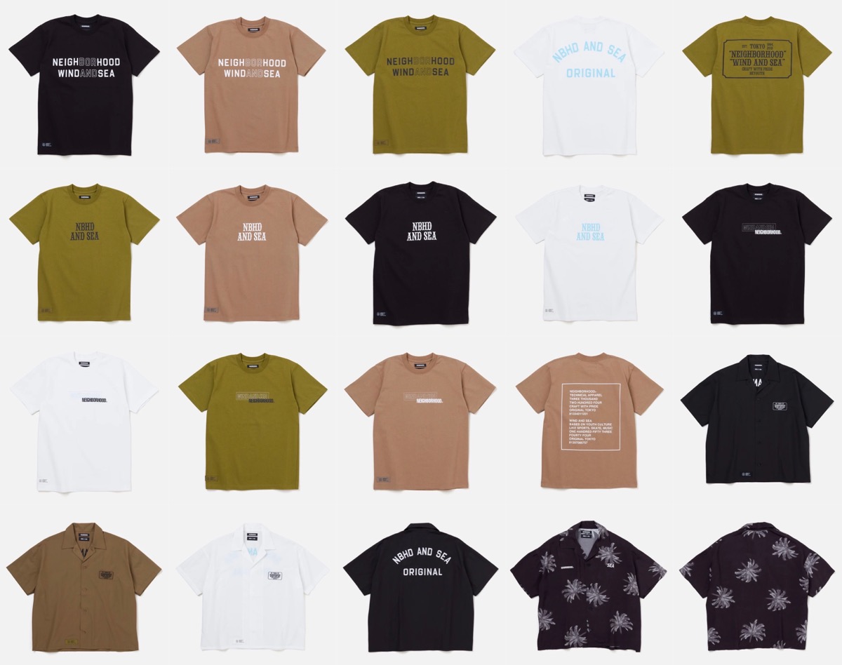 NEIGHBORHOOD × WIND AND SEA コラボコレクション第3弾が国内7月16日に