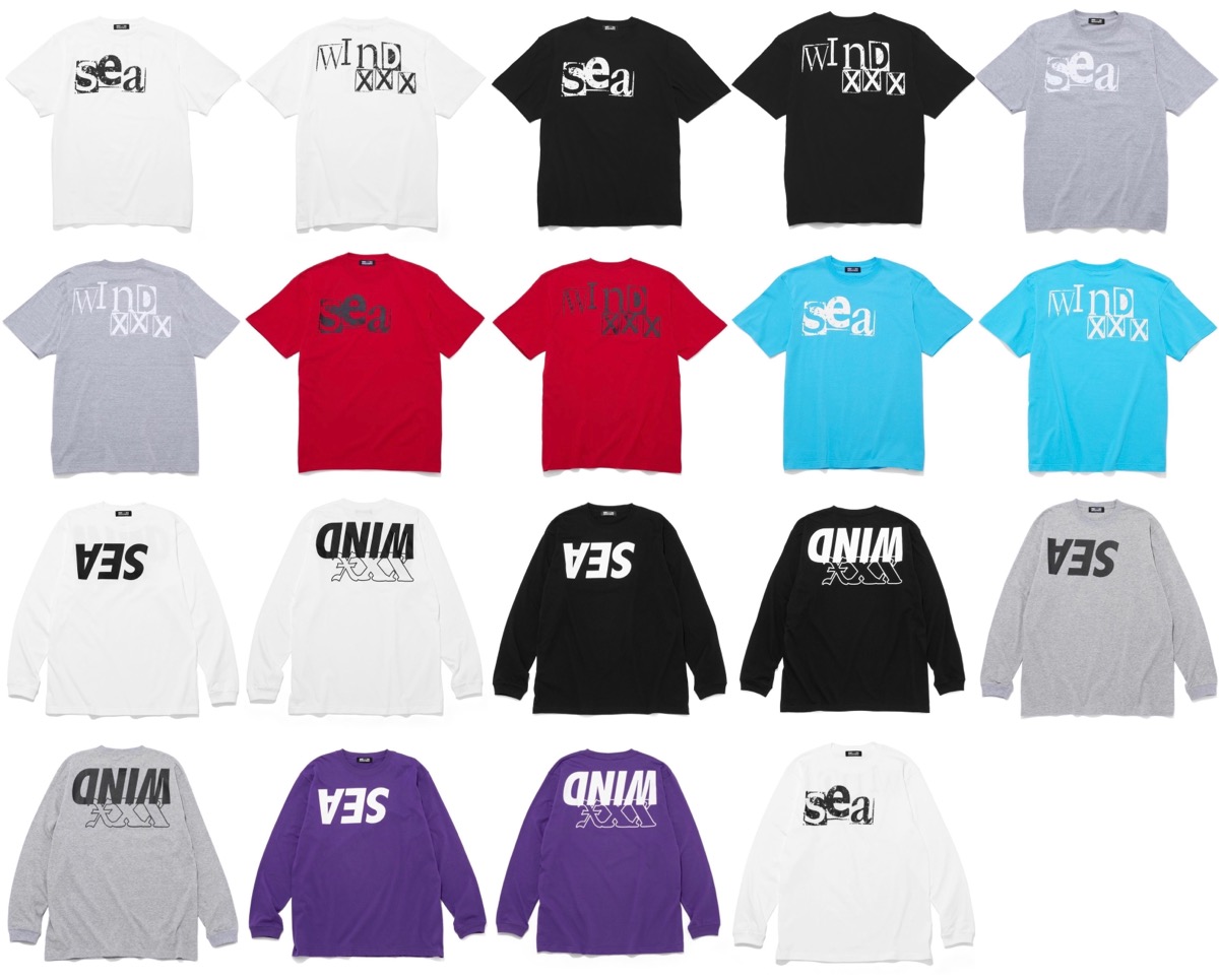 WIND AND SEA × GOD SELECTION XXX 新作コラボアイテムの受注販売が12
