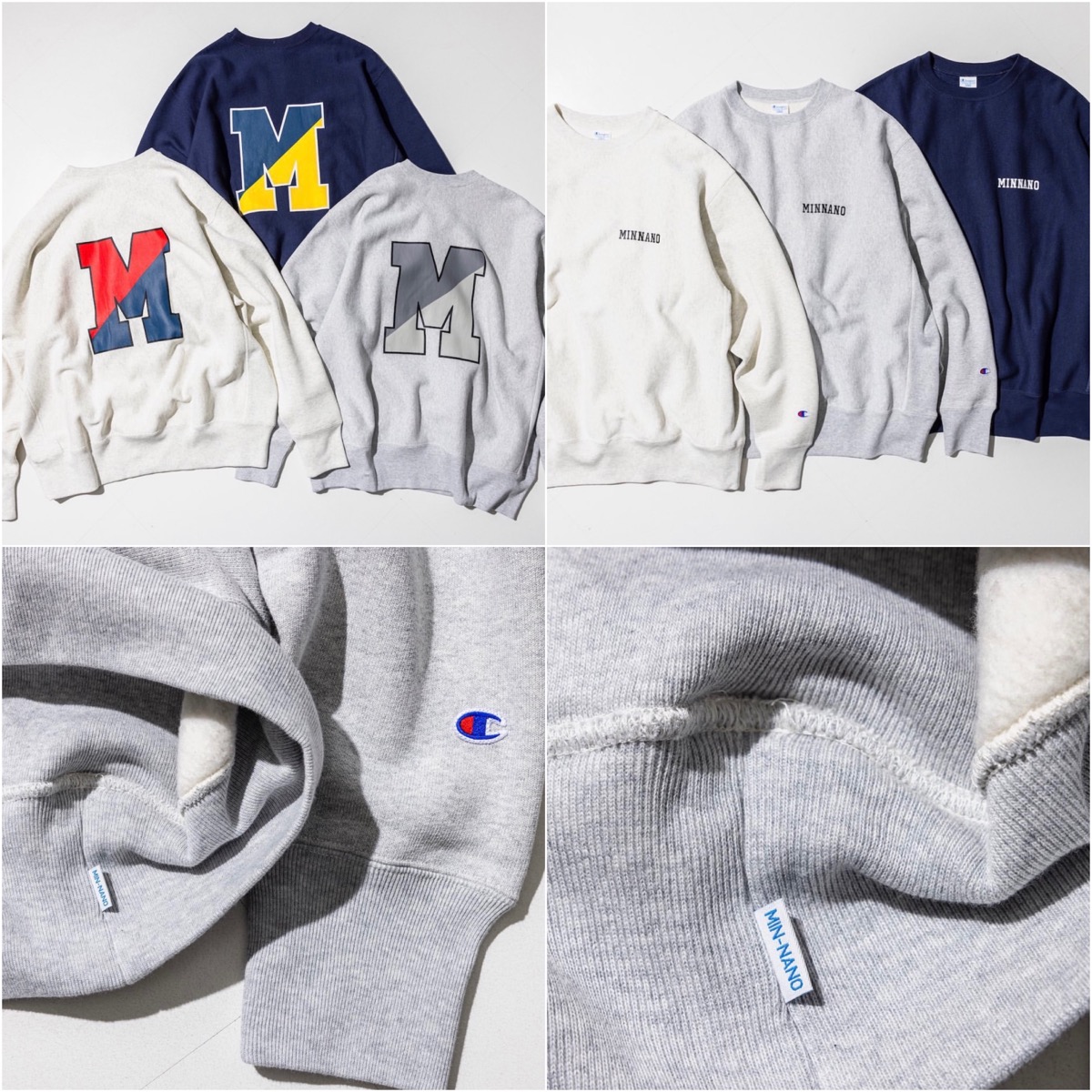 Champion × BEAMS by MIN-NANO コラボアイテム第4弾が国内オンライン
