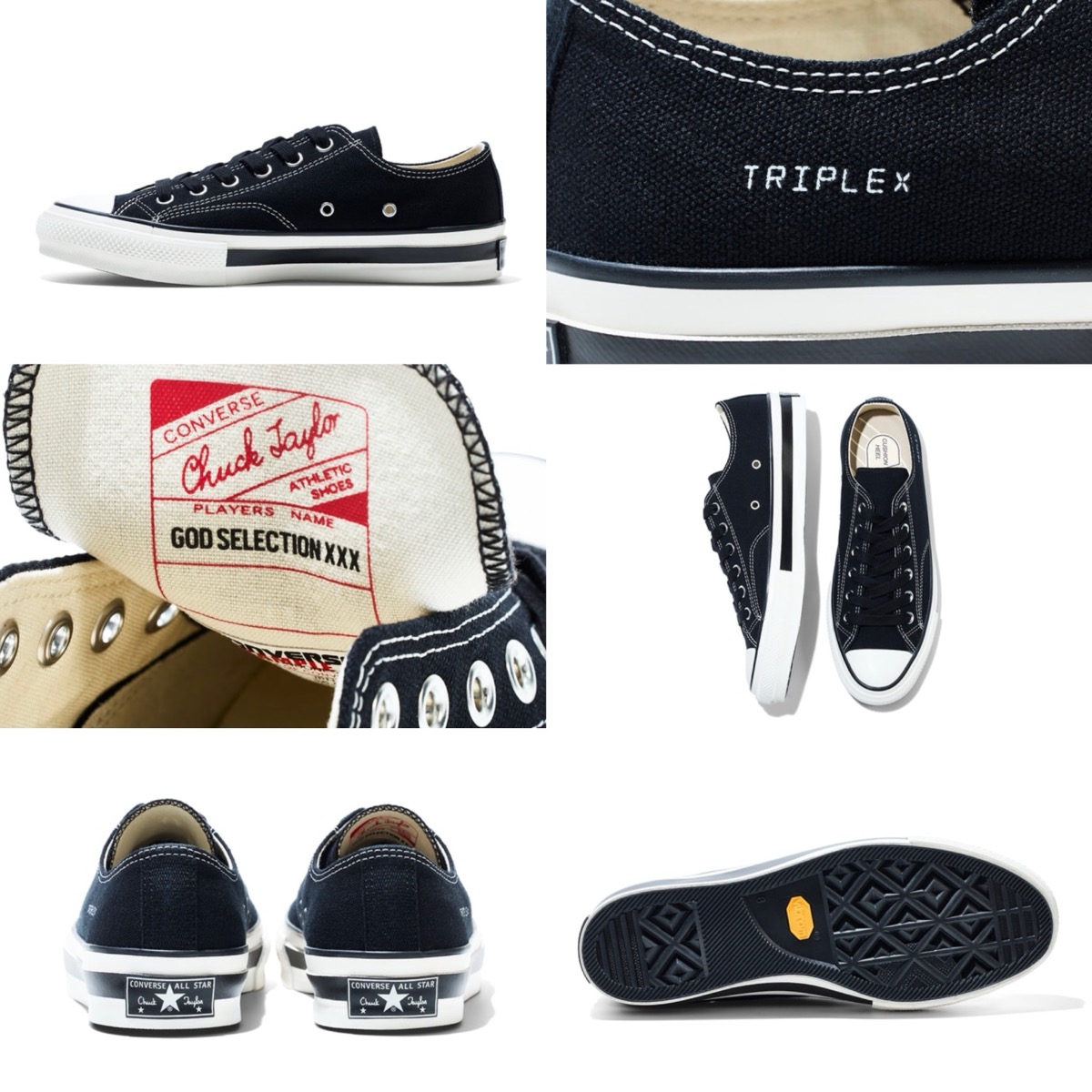 CONVERSE ADDICT × GOD SELECTION XXX 『CHUCK TAYLOR CANVAS TX OX