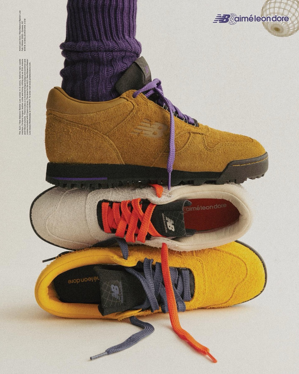 Aimé Leon Dore × New Balance 『Rainier Low』が日本時間12月12日より
