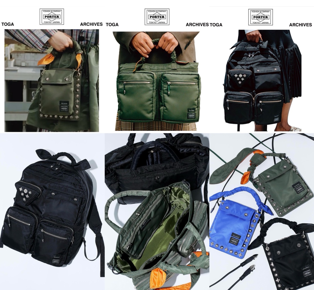 TOGA × PORTER コラボバッグ第6弾が国内3月22日に発売 【2024SS】 | UP