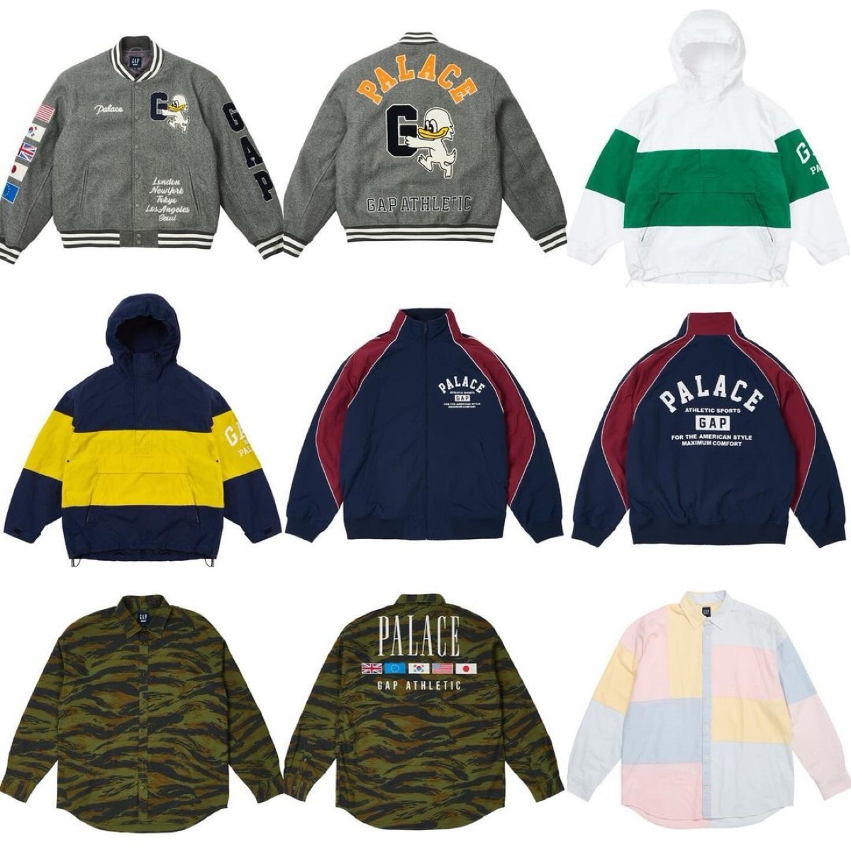 PALACE SKATEBOARDS × GAP “SPRING 24” Week8が国内3月23日に発売