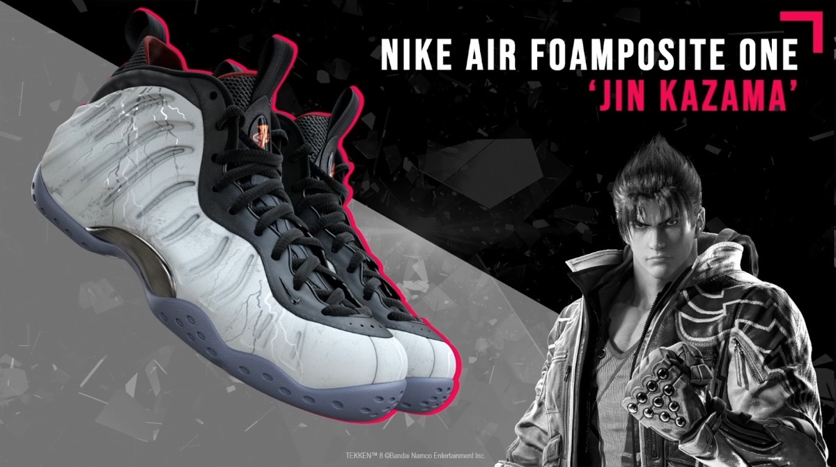 鉄拳8 x Nike Air Foamposite One PRM “Jin Kazama”が国内10月31日に