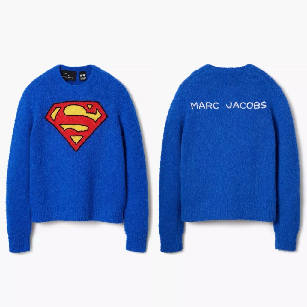 NIGO® × MARC JACOBS 40周年記念 限定スーパーマンセーターが国内8月17