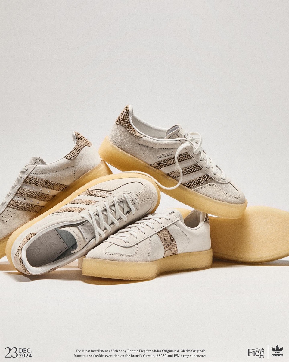 Kith Ronnie Fieg x adidas x Clarks 8th Street Winter 2024が国内10