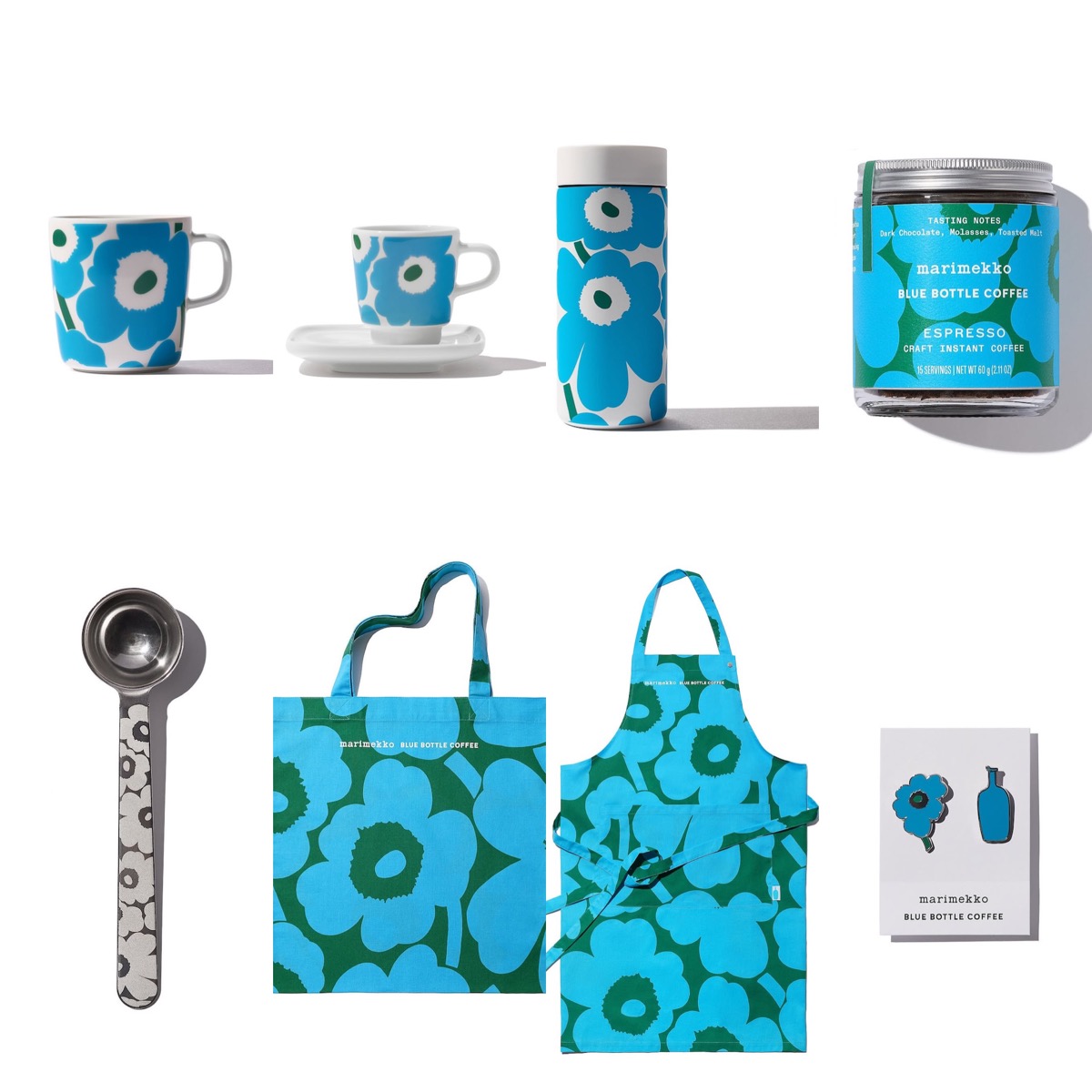 BLUE BOTTLE COFFEE x Marimekko コラボアイテム第2弾が国内4月25日に
