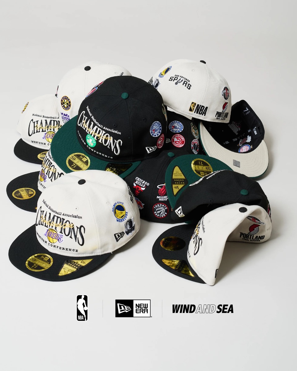 NBA x New Era®︎ x WIND AND SEA コラボコレクションが国内5月17日