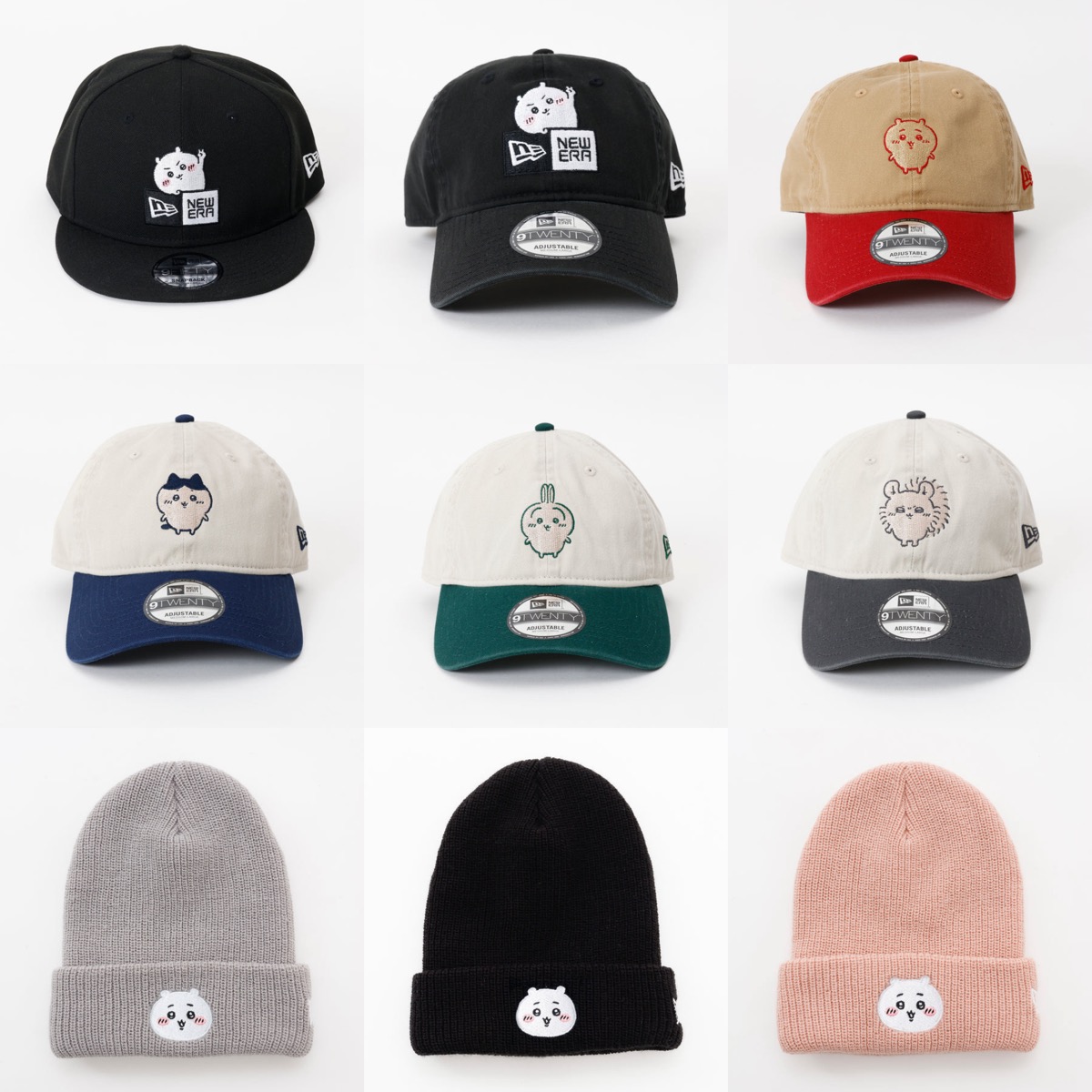 New Era®︎ x ちいかわ コラボコレクションが国内5月21日より先行予約