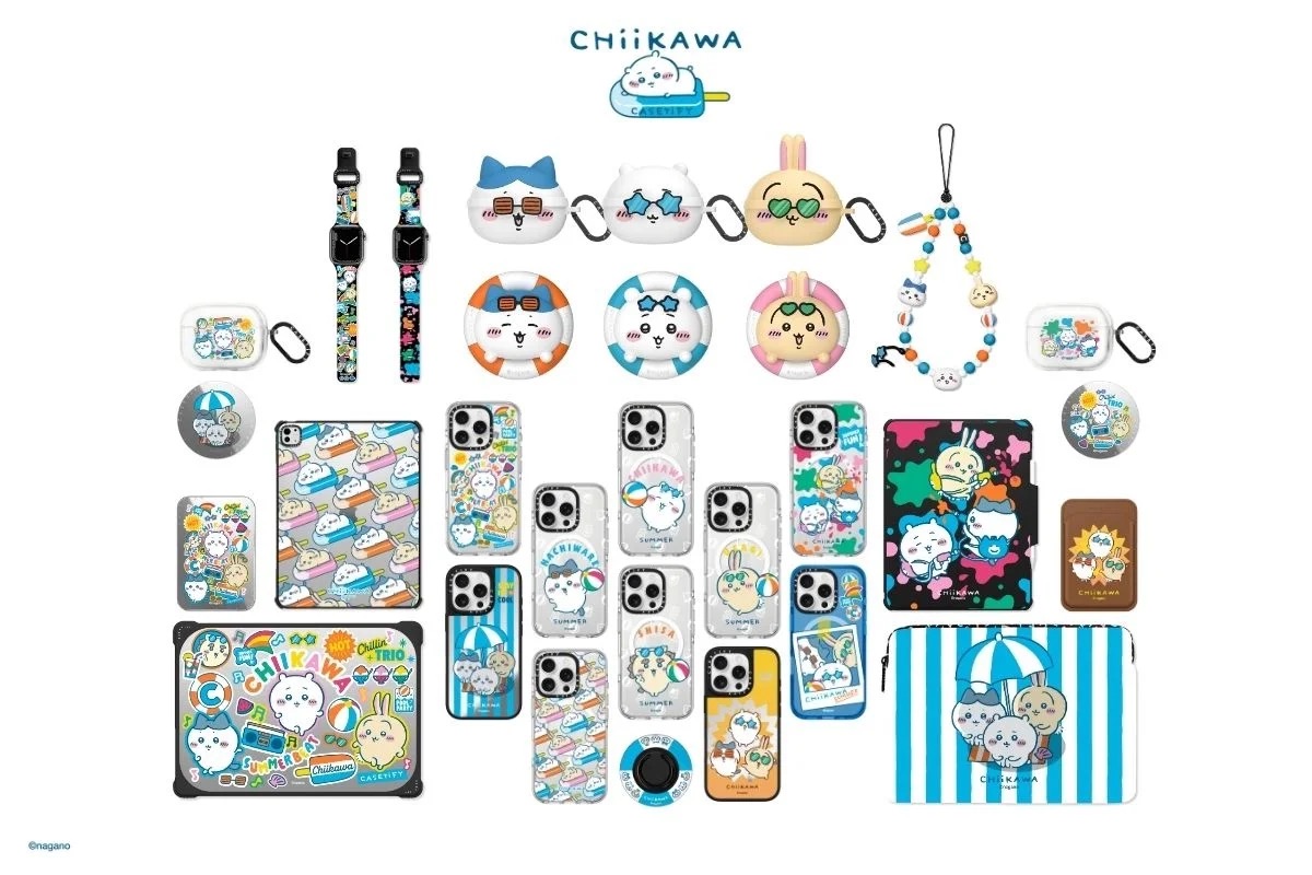 ちいかわ x CASETiFY コラボコレクション第2弾が国内7月25日より発売