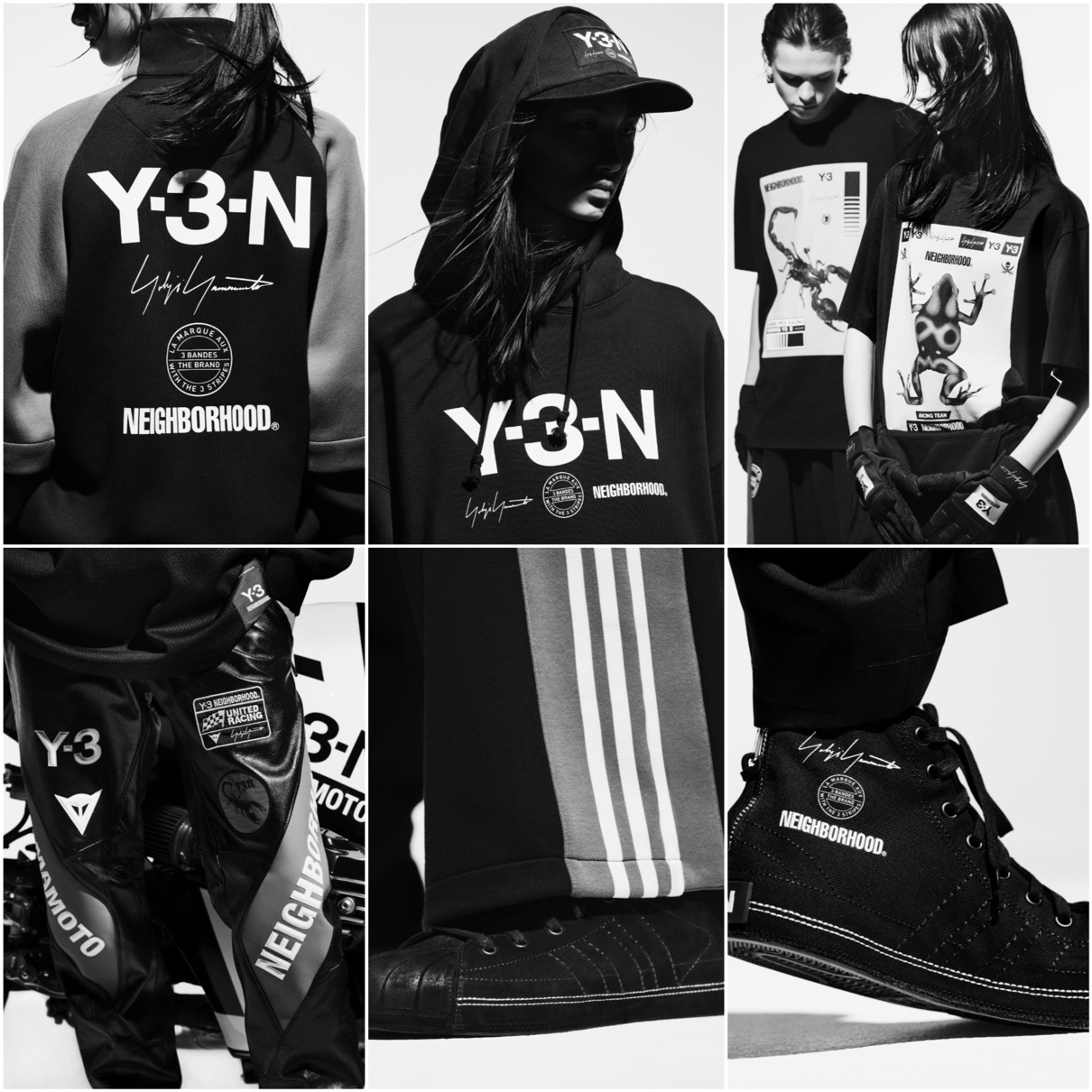 NEIGHBORHOOD® x Y-3 コラボコレクションが国内10月25日より発売 | UP