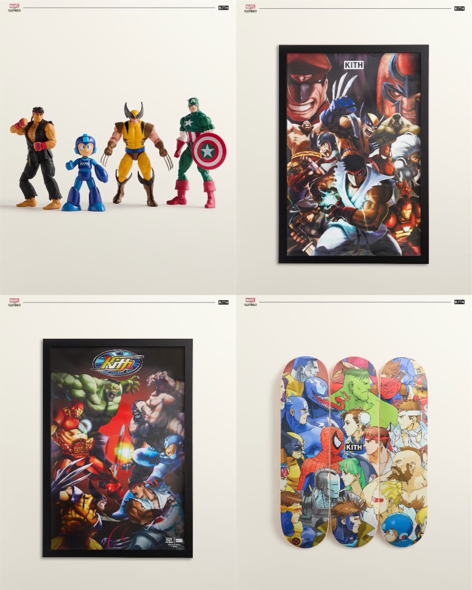 Kith x Marvel vs. Capcom コラボコレクションが国内11月15日より発売