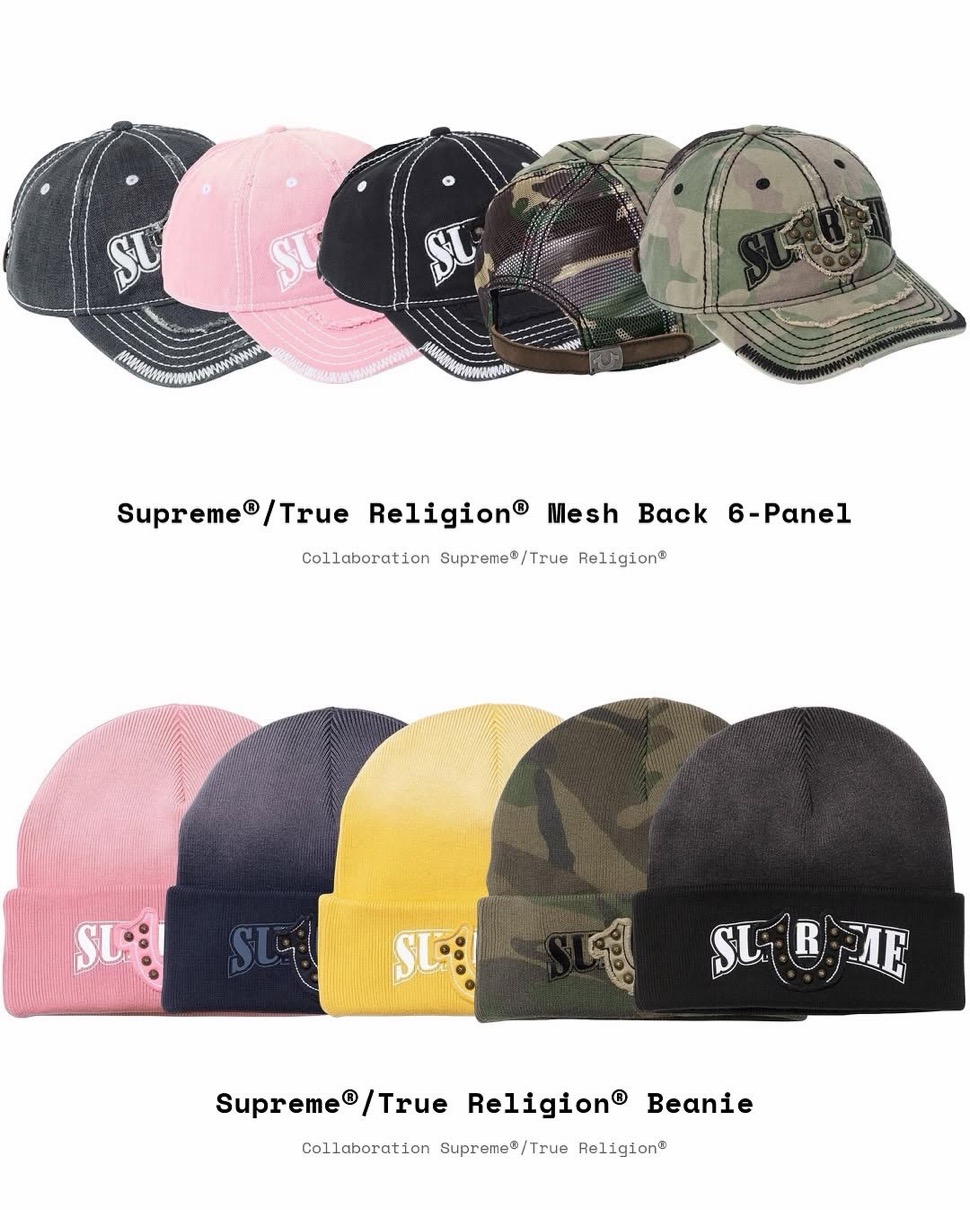 Supreme x True Religion 25FW Week13 が国内11月22日に発売【全商品