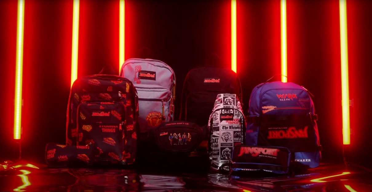 JanSport x ストレンジャー・シングス 限定バッグコレクションが国内11
