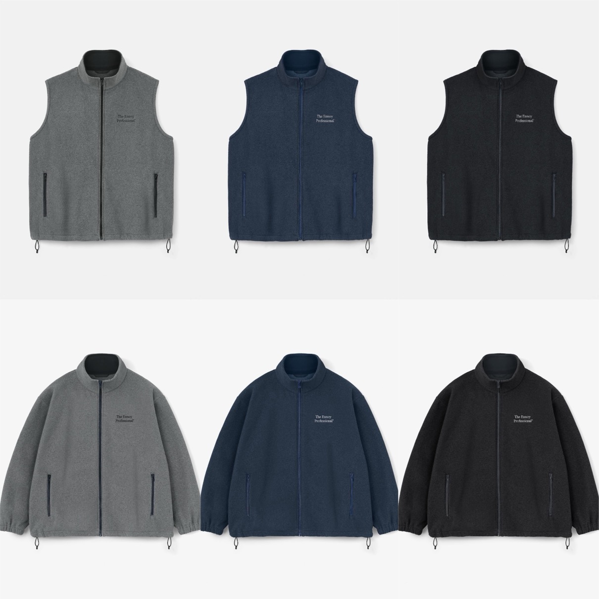 ENNOY PROFESSIONAL FLEECE VEST & FLEECE JACKETが国内12月10日より
