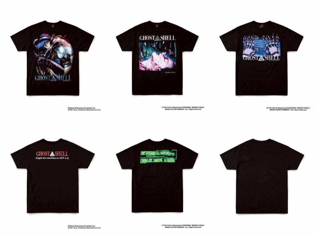 GEEKS RULE x 攻殻機動隊 コラボTシャツが国内1月30日より発売
