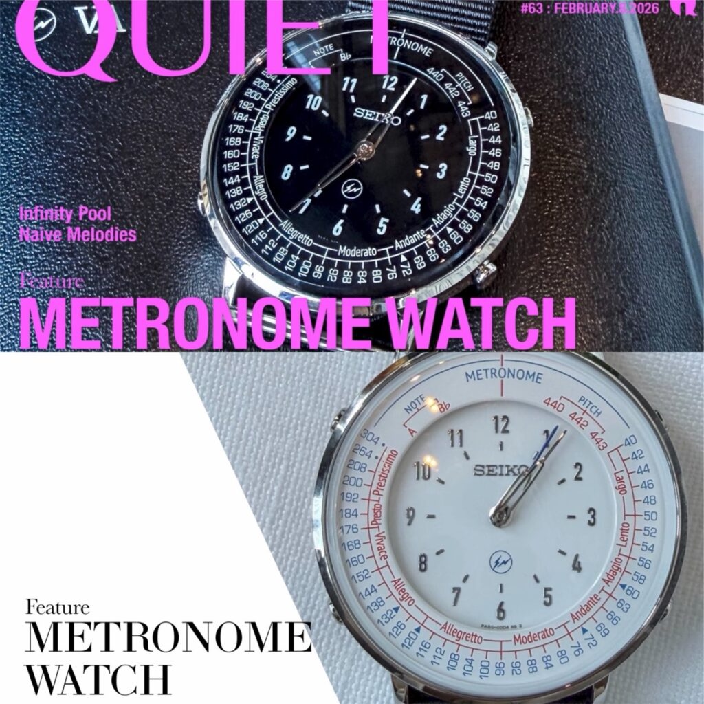 SEIKO x FRAGMENT『メトロノームウオッチ』がV.A.にて国内2月11日より