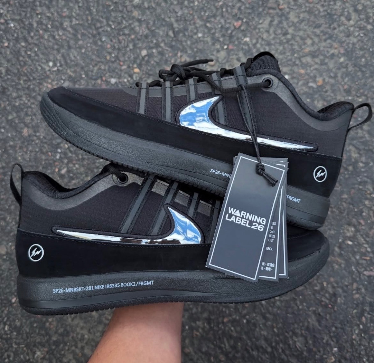 FRAGMENT x Nike Book 2 LE PRM “Warning Label”が国内2月22日より発売
