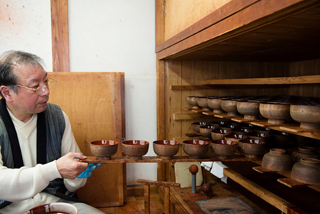 塗師 岩舘隆さん、岩舘巧さん | うるしの國・浄法寺