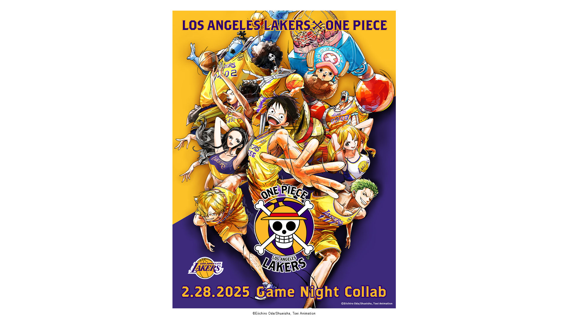 Los Angeles Lakers Team Up With ONE PIECE for Game Night Collab