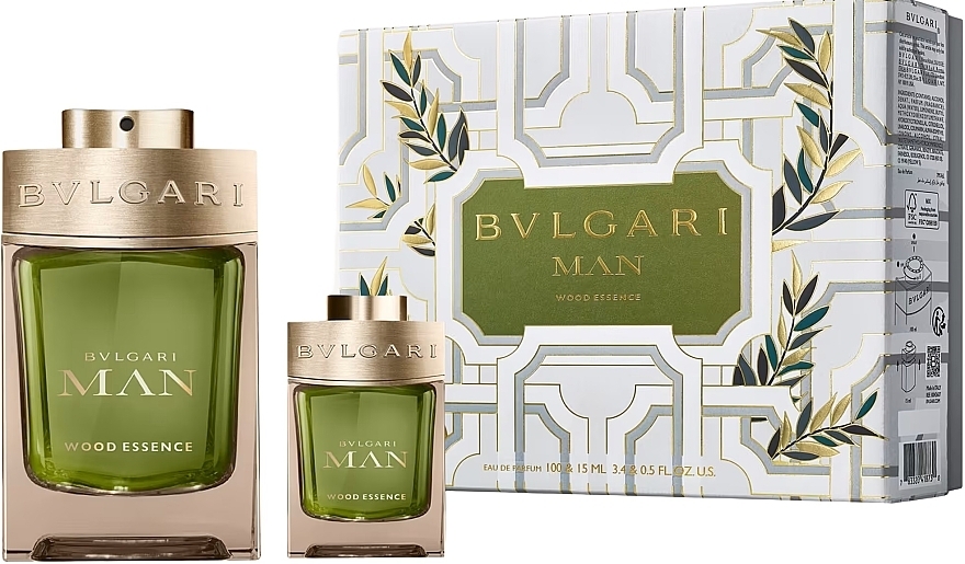 Bvlgari Man Wood Essence - Set (edp/100ml + edp/15ml) | MAKEUP