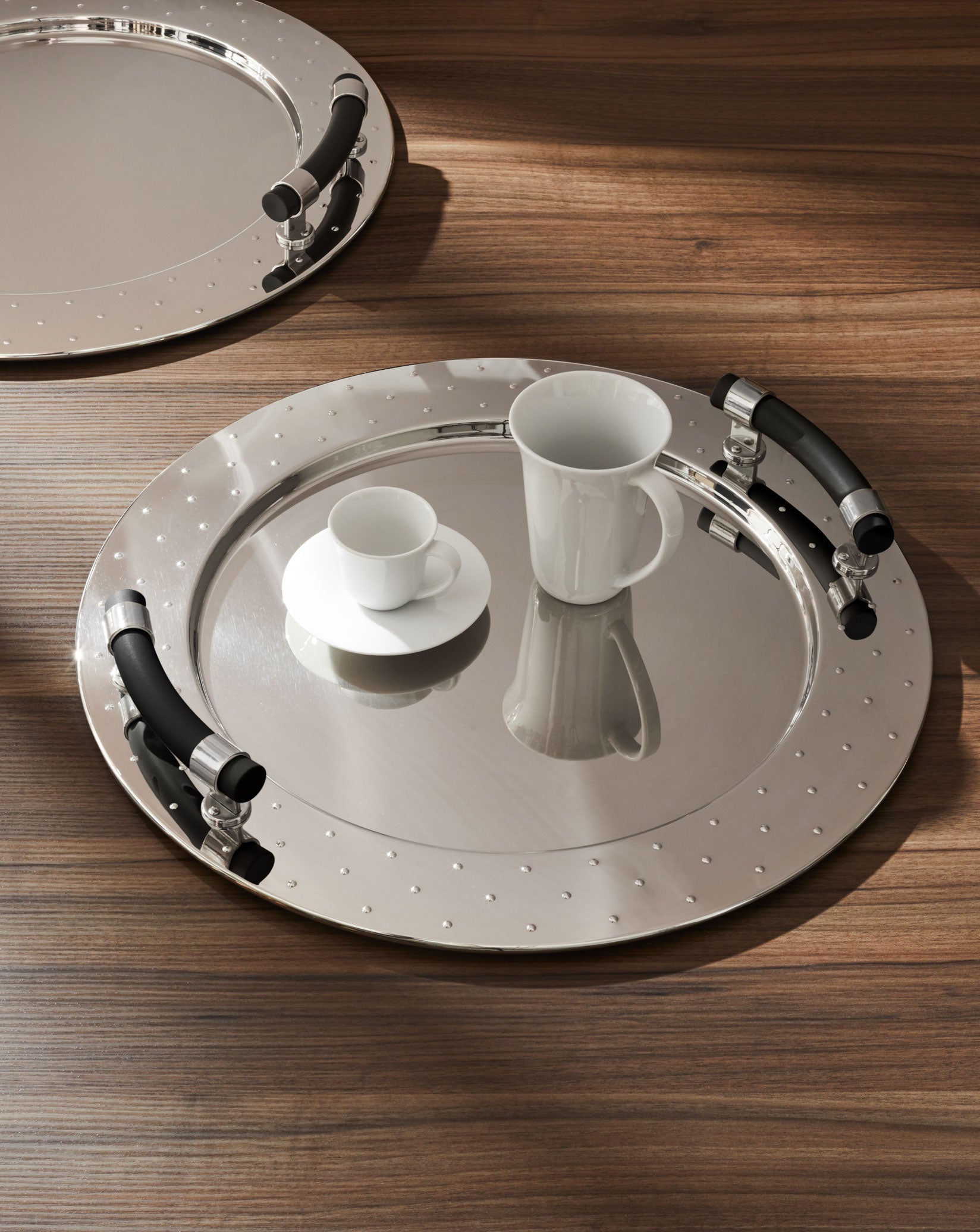 MGVASS: Round tray with handles by Michael Graves | Alessi