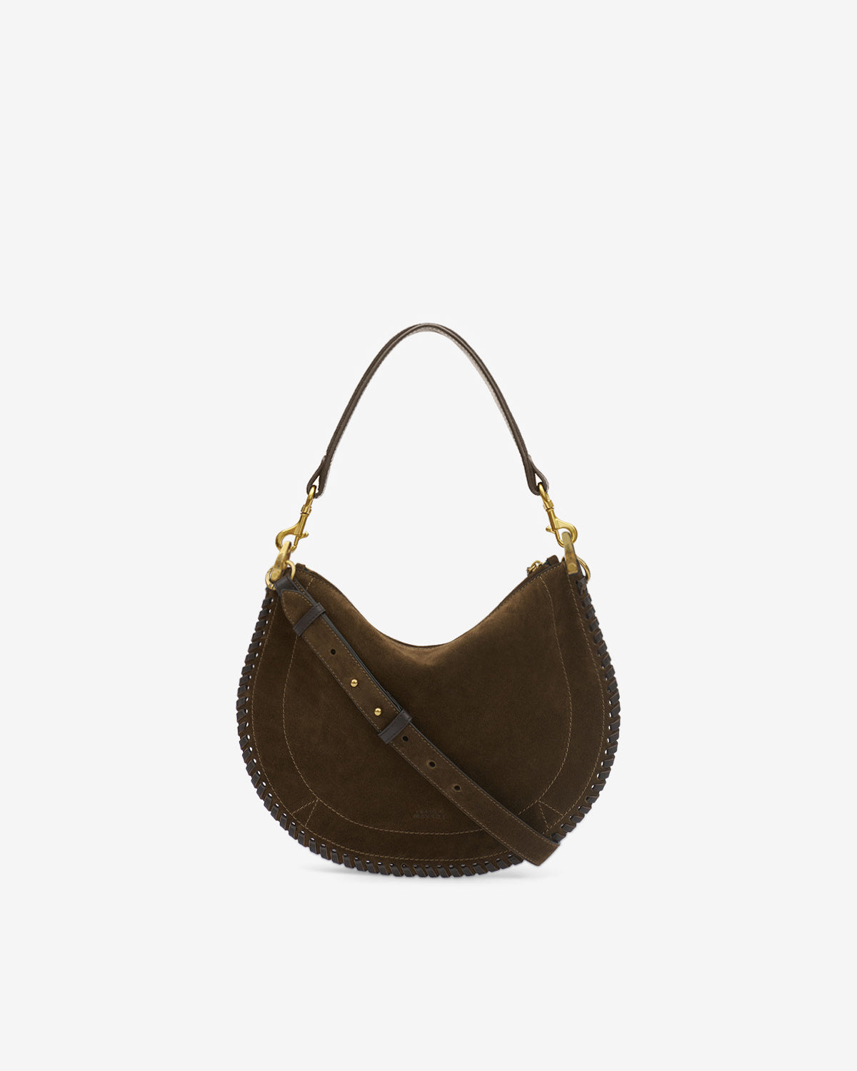 OSKAN SOFT ZIP BAG Woman bronze | ISABEL MARANT Official online store