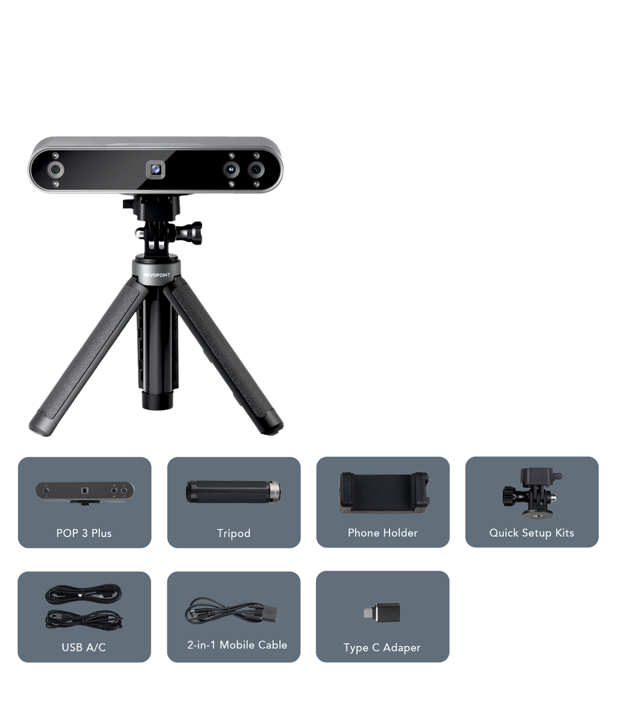 Revopoint POP 3 Plus 3D Scanner Standard Package – Phrozen US