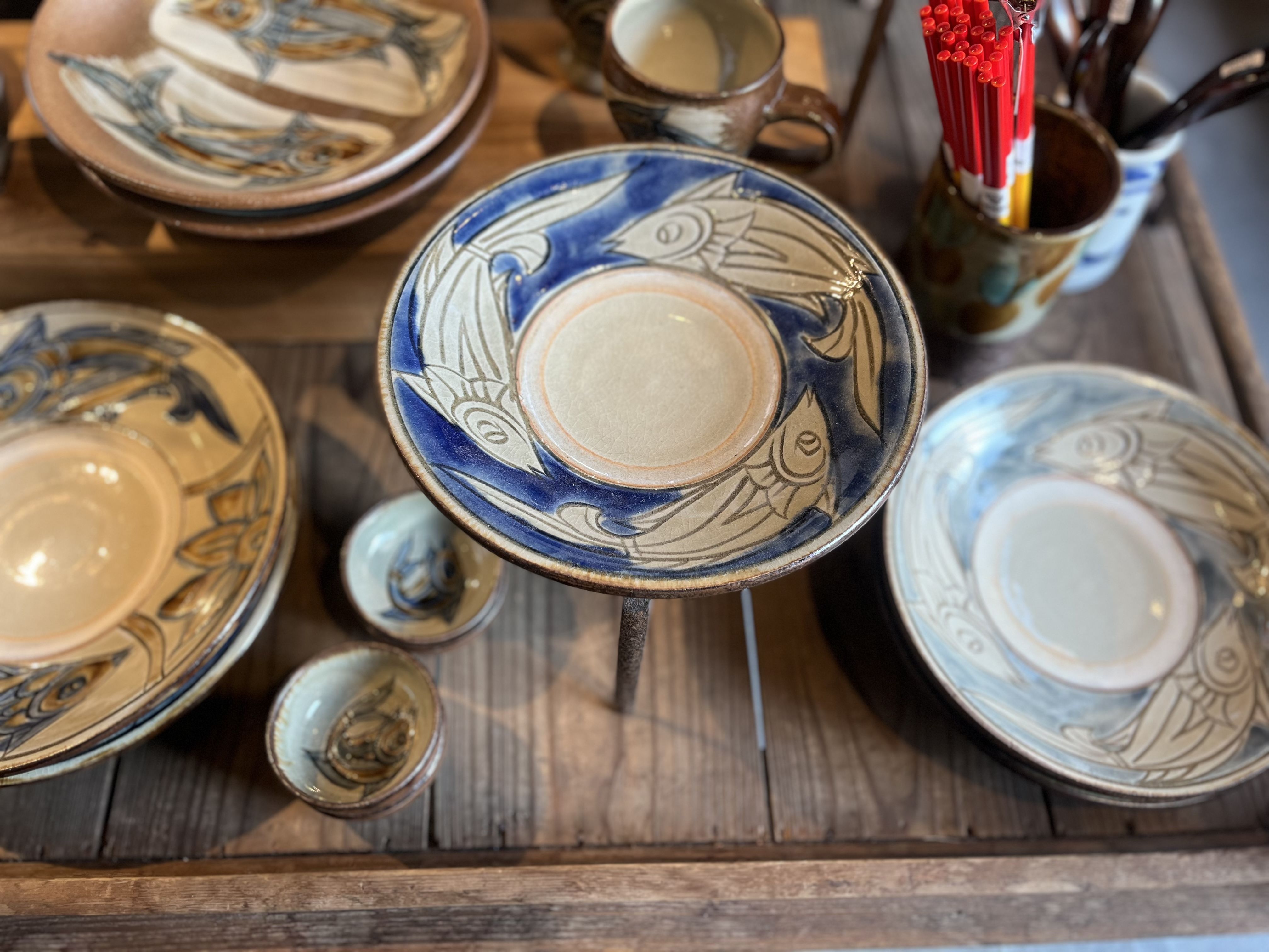 金城次郎さん末裔 金城敏幸さん魚紋やちむん 壺屋焼 東京うつわのわ田