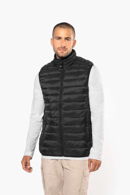 KA6113 MEN'S LIGHTWEIGHT SLEEVELESS FAKE DOWN JACKET