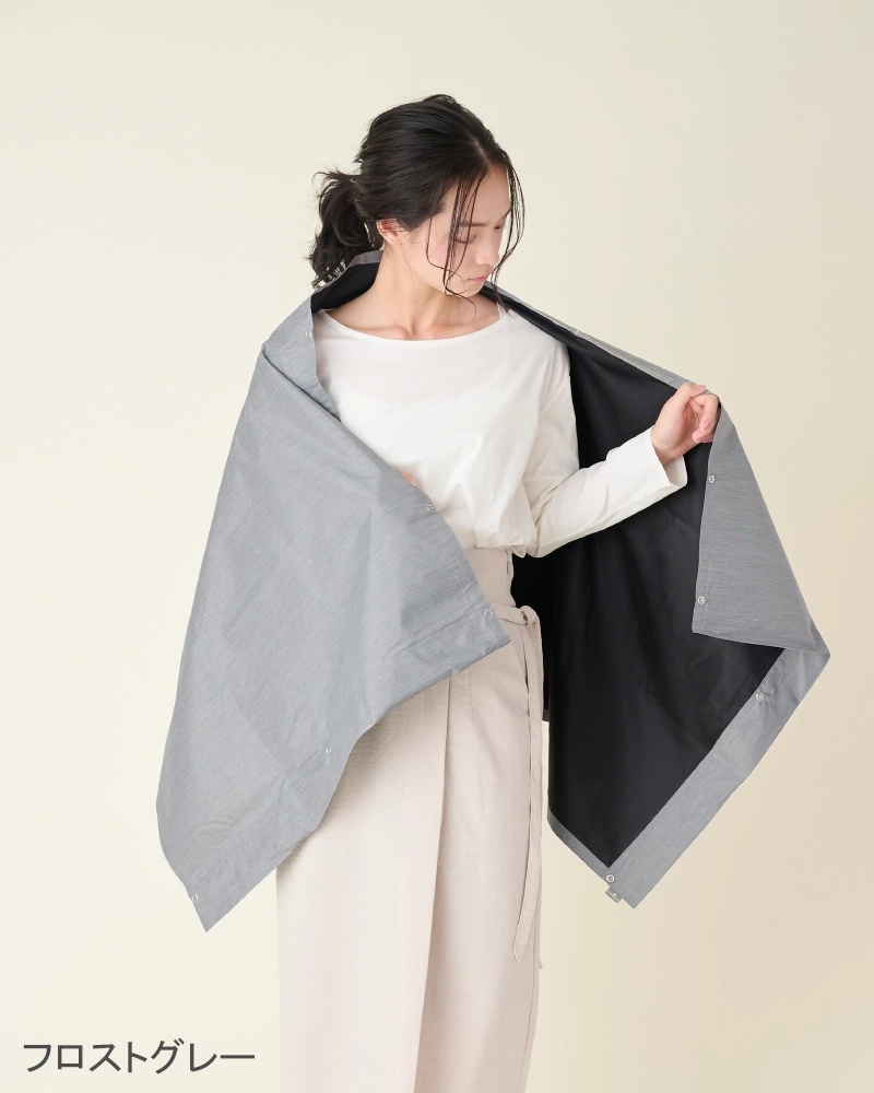 ワイド・ナガシカク｜完全遮光グッズ｜サンバリア100 | 完全遮光日傘