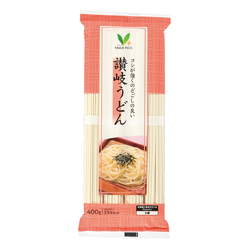 コシが強くのどごしの良い 讃岐うどん｜Vマーク：信頼の生活ブランド